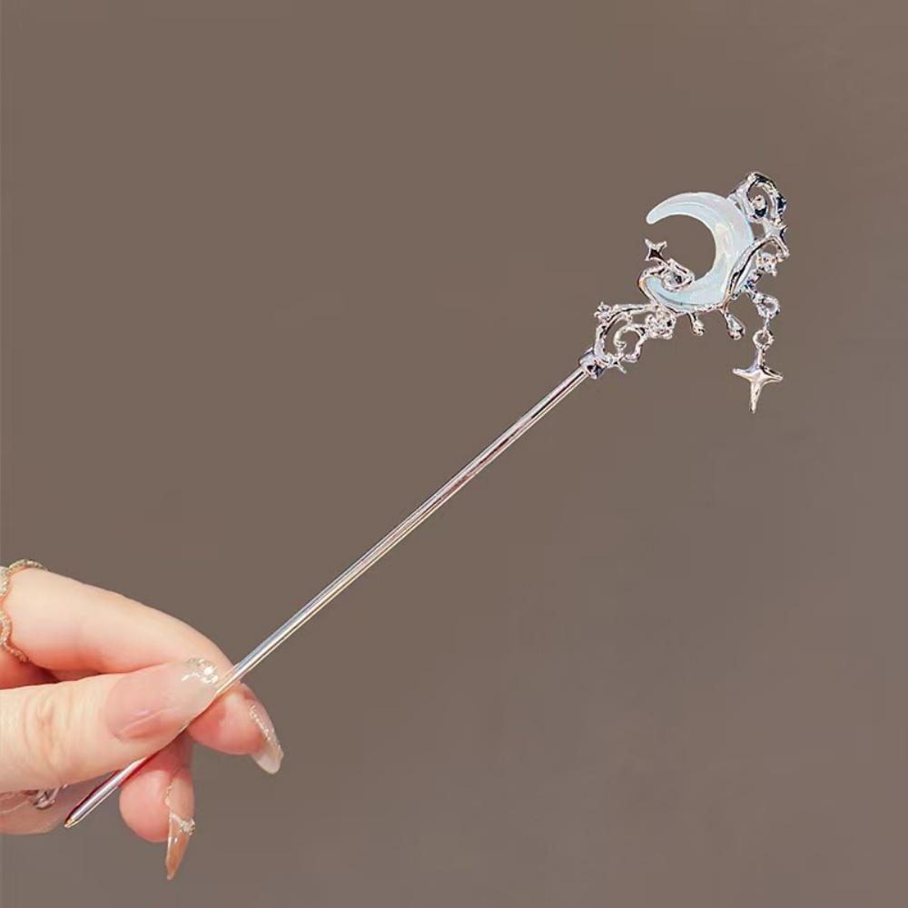 Metal Alloy Hair Accessories Romantic Star And Moon Hair Chopsticks Moonlight Stone Hairpin Skin-Friendly Girls Women S Hairpins
Metal Alloy Hair Accessories Romantic Star And Moon Hair Chopsticks Moonlight Stone Hairpin Skin-Friendly Girls Women S Hairpins