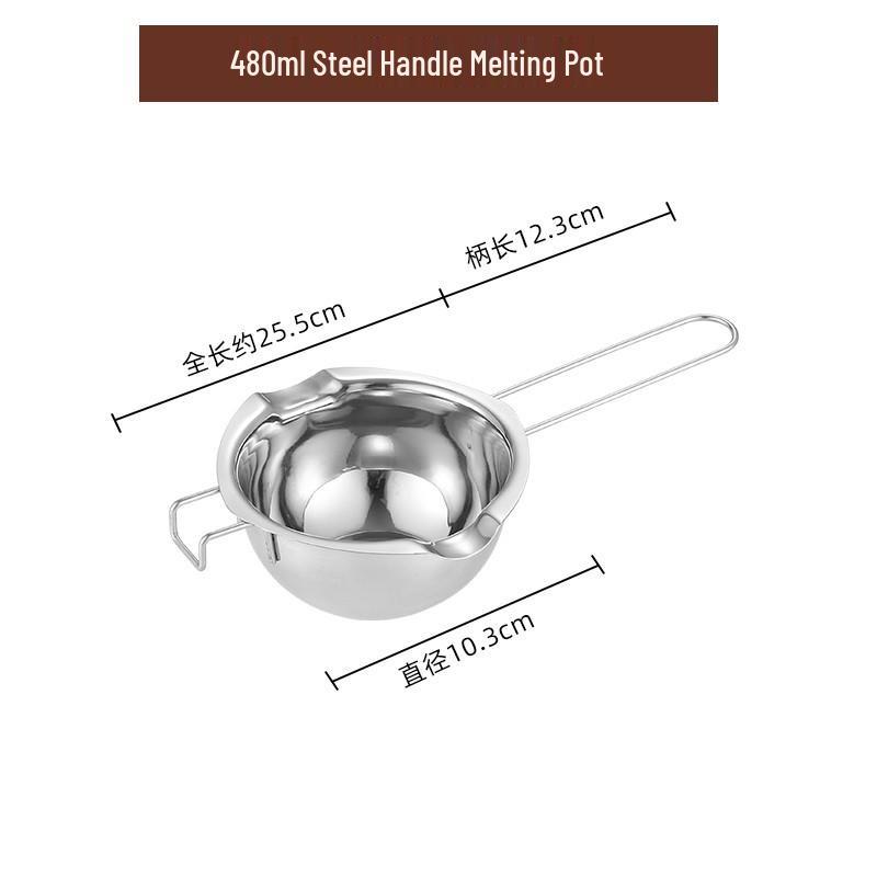 Stainless Steel Chocolate & Butter Melting Pot for Baking & Heating
Stainless Steel Chocolate & Butter Melting Pot for Baking & Heating