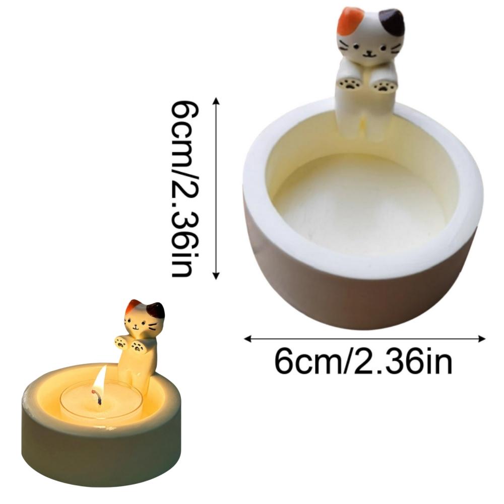Kitten Candle Holder Warming Its Paws Cute Scented Light Holder Cute Grilled Cat Aromatherapy Candle Holder Desktop Ornaments
Kitten Candle Holder Warming Its Paws Cute Scented Light Holder Cute Grilled Cat Aromatherapy Candle Holder Desktop Ornaments