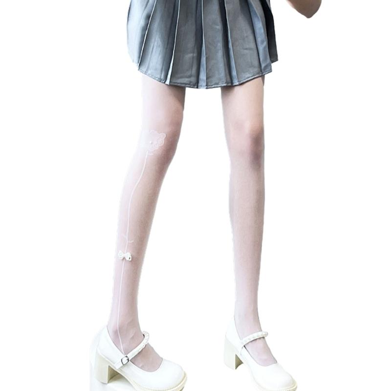 Side Jacquard Rose Sheer Pantyhose Stockings for Women JK Sweet Pearls Beaded Bowknot Thin Silky Tights Leggings Hosiery
Side Jacquard Rose Sheer Pantyhose Stockings for Women JK Sweet Pearls Beaded Bowknot Thin Silky Tights Leggings Hosiery
