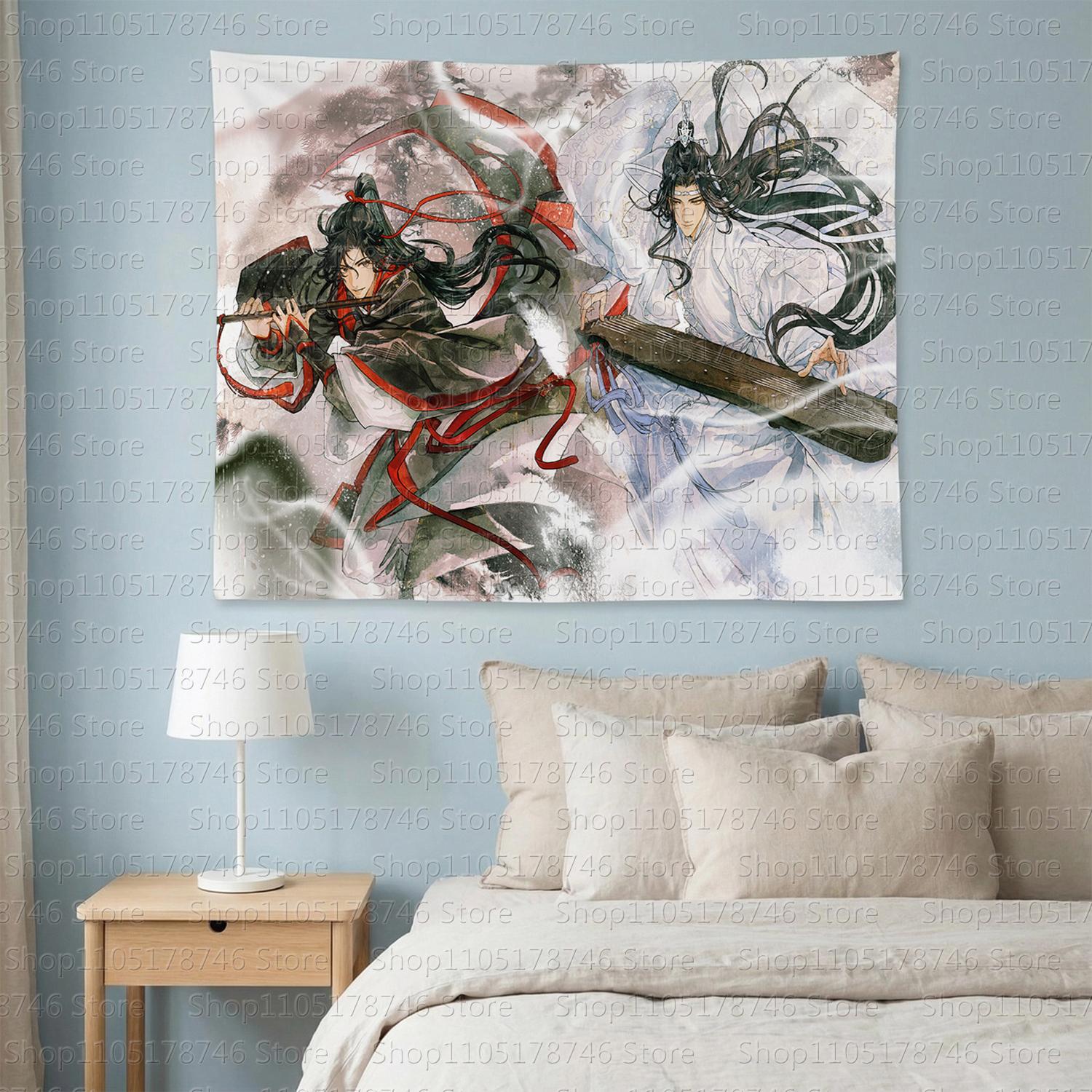Grandmaster of Demonic Cultivation TapestryHeaven Officials Blessing Wangxian Hualian Bingqiu Chinese MXTX Novel Art Wall Hang 74x94cm(29x37in)
Grandmaster of Demonic Cultivation TapestryHeaven Officials Blessing Wangxian Hualian Bingqiu Chinese MXTX Novel Art Wall Hang 74x94cm(29x37in)