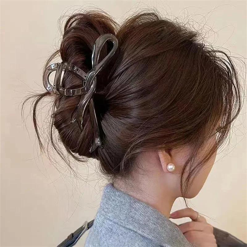 13cm Acrylic Ribbon Bow Hair Claw Glossy Crab Hair Clip Shark Ponytail Holder Barrettes Headwear for Women Hair Accessories
13cm Acrylic Ribbon Bow Hair Claw Glossy Crab Hair Clip Shark Ponytail Holder Barrettes Headwear for Women Hair Accessories