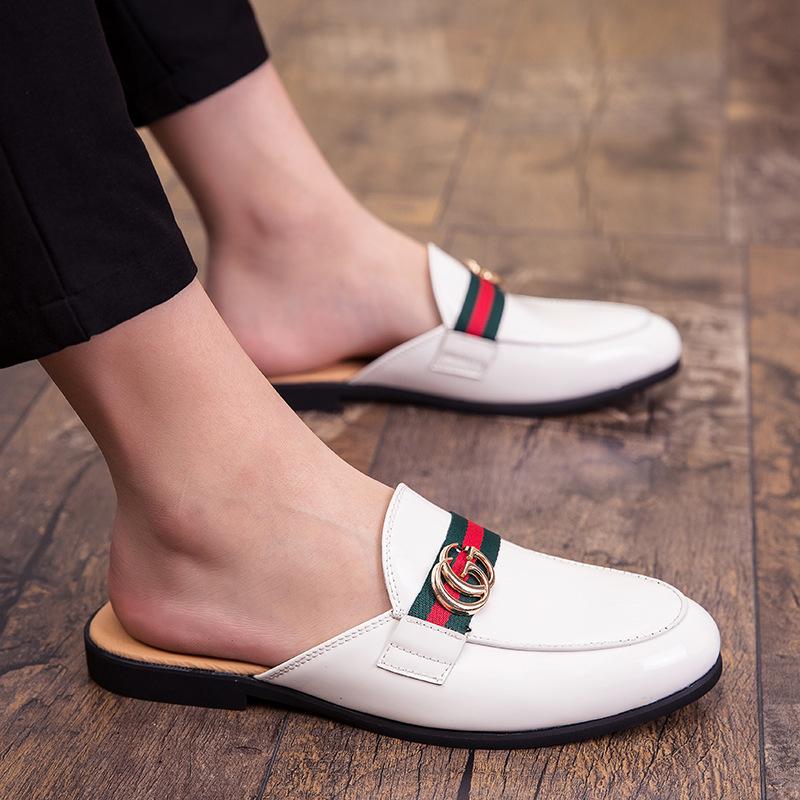 2024 spring and summer new men s Doudou shoes bright leather half-drag leather shoes trend breathable casual men s shoes fashion embroidery 45
2024 spring and summer new men s Doudou shoes bright leather half-drag leather shoes trend breathable casual men s shoes fashion embroidery 45