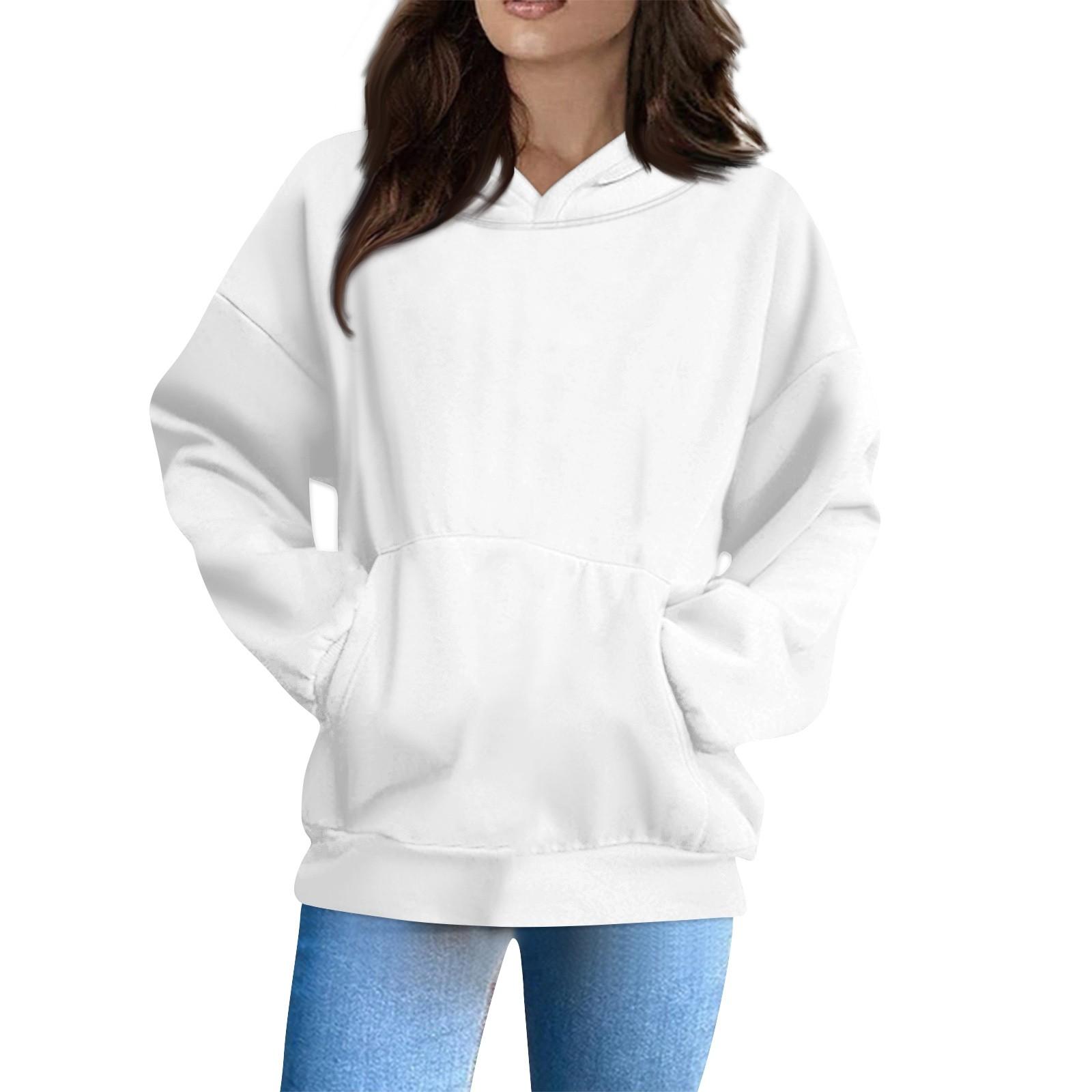 Женская повседневная однотонная толстовка с длинным рукавом и капюшоном XXXL белый
Женская повседневная однотонная толстовка с длинным рукавом и капюшоном XXXL белый