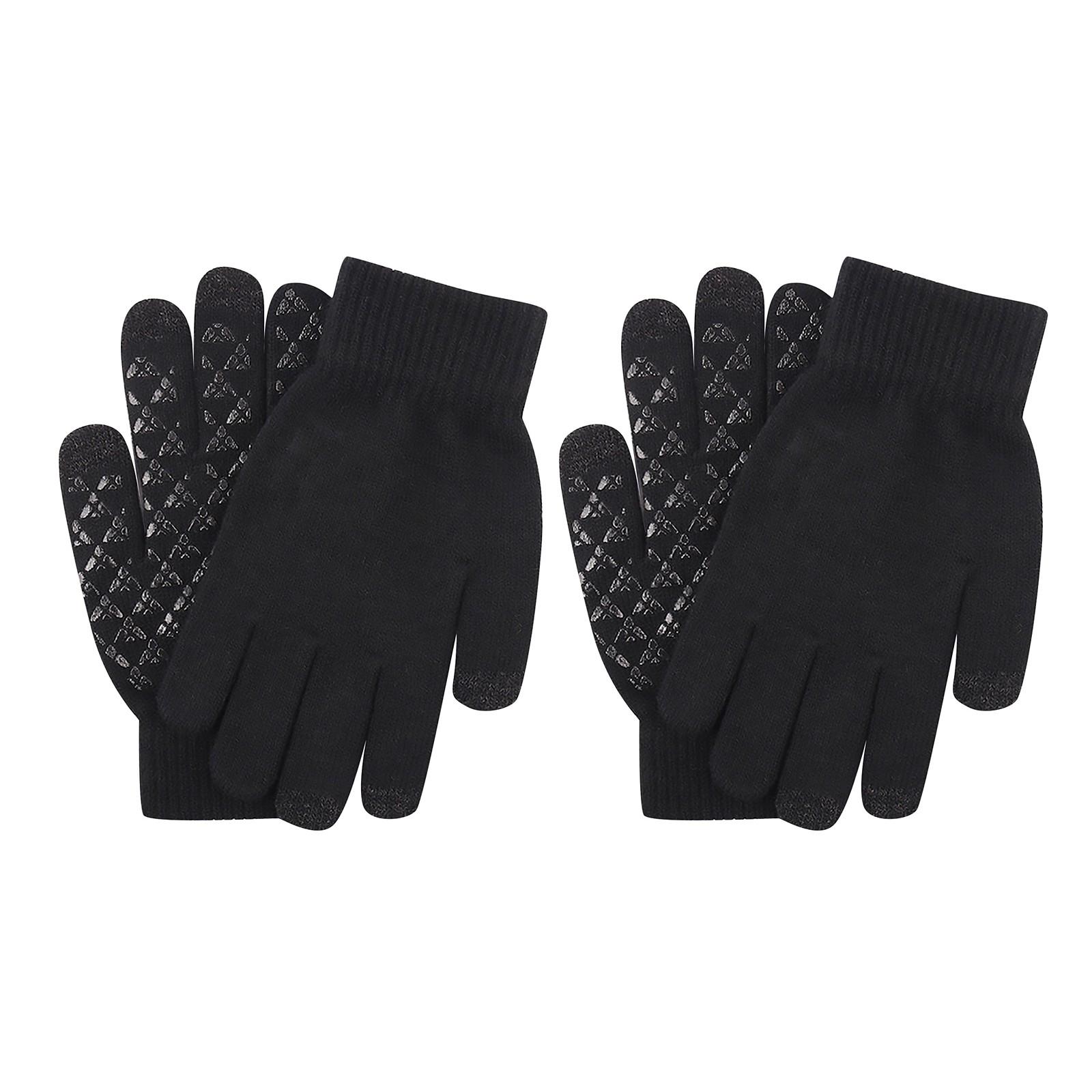 Winter Warm Texting Gloves For WomenKnit Gloves Touchscreen - Silicone Gel Thermal Soft Elastic Cuff Texting Gloves One Size чёрный
Winter Warm Texting Gloves For WomenKnit Gloves Touchscreen - Silicone Gel Thermal Soft Elastic Cuff Texting Gloves One Size чёрный