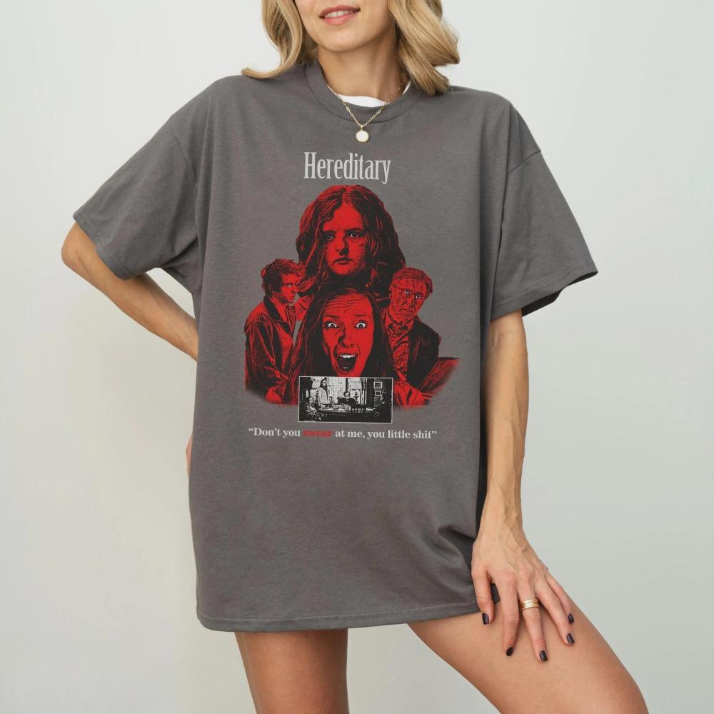 Retro Hereditary Movie TShirt Vintage Horror Film Tee Clothing Graphic Short Sleeve Shirt Unisex Unisex Women AllSeason S
Retro Hereditary Movie TShirt Vintage Horror Film Tee Clothing Graphic Short Sleeve Shirt Unisex Unisex Women AllSeason S
