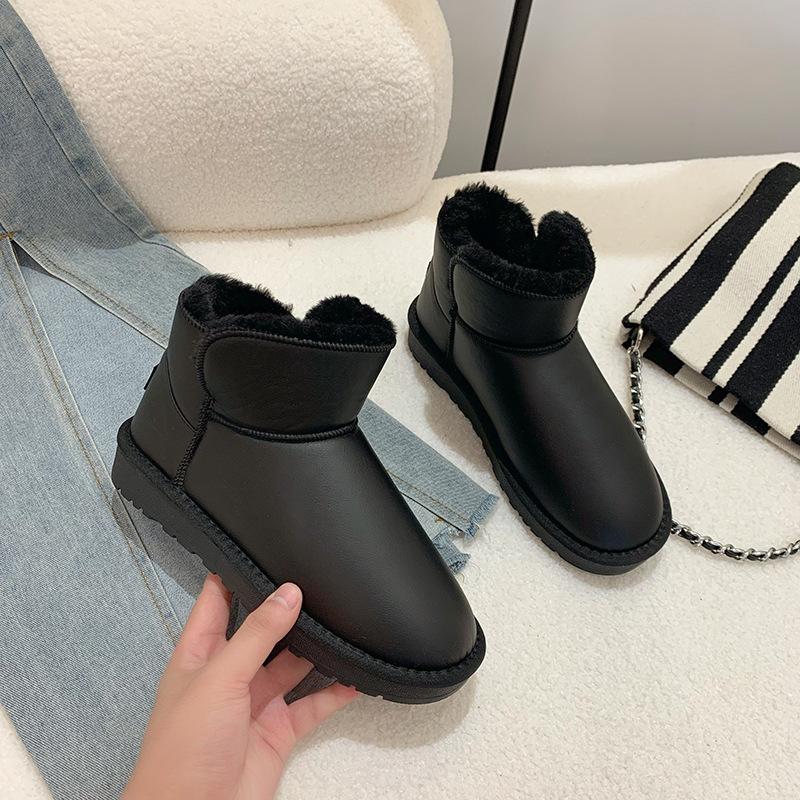 thick-soled snow boots women s waterproof and non-slip short boots 2024 winter large size velvet thickened warm large cotton shoes 40 чорний
thick-soled snow boots women s waterproof and non-slip short boots 2024 winter large size velvet thickened warm large cotton shoes 40 чорний