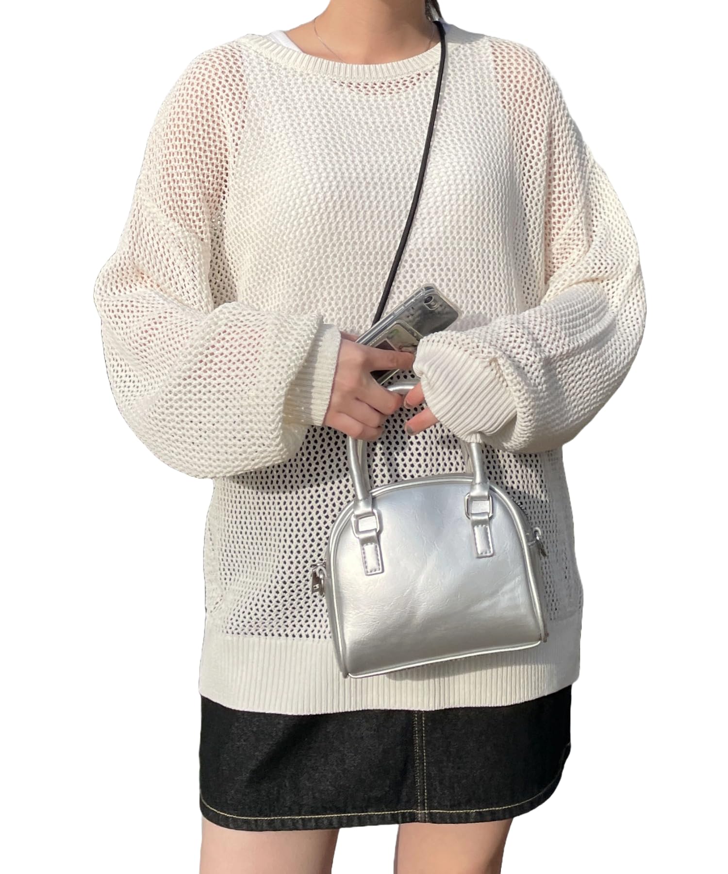 WEGO Mesh Knit BIG Size Women s PO, F, Off-White
WEGO Mesh Knit BIG Size Women s PO, F, Off-White