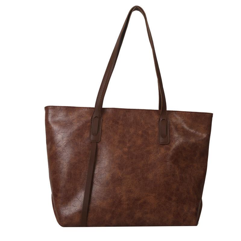 Stylish Street Trend Pu Tote Bag Large Capacity For Daily Use Fall 2023 LightBrown
Stylish Street Trend Pu Tote Bag Large Capacity For Daily Use Fall 2023 LightBrown