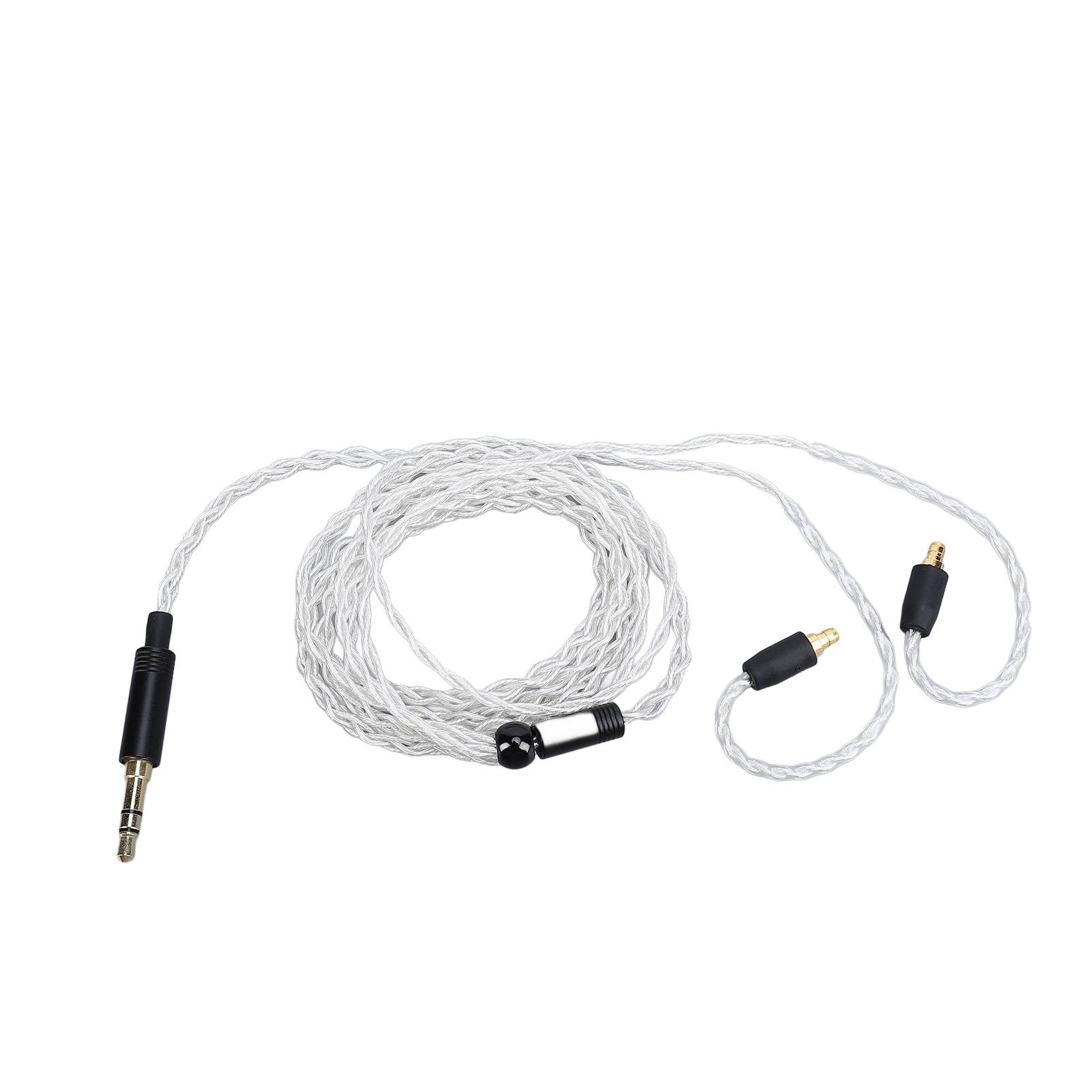 Earphone Cable Replacement Silver Plated Copper 3.5mm Stereo Plug Headphone Sound Wire 1.2m for
Earphone Cable Replacement Silver Plated Copper 3.5mm Stereo Plug Headphone Sound Wire 1.2m for