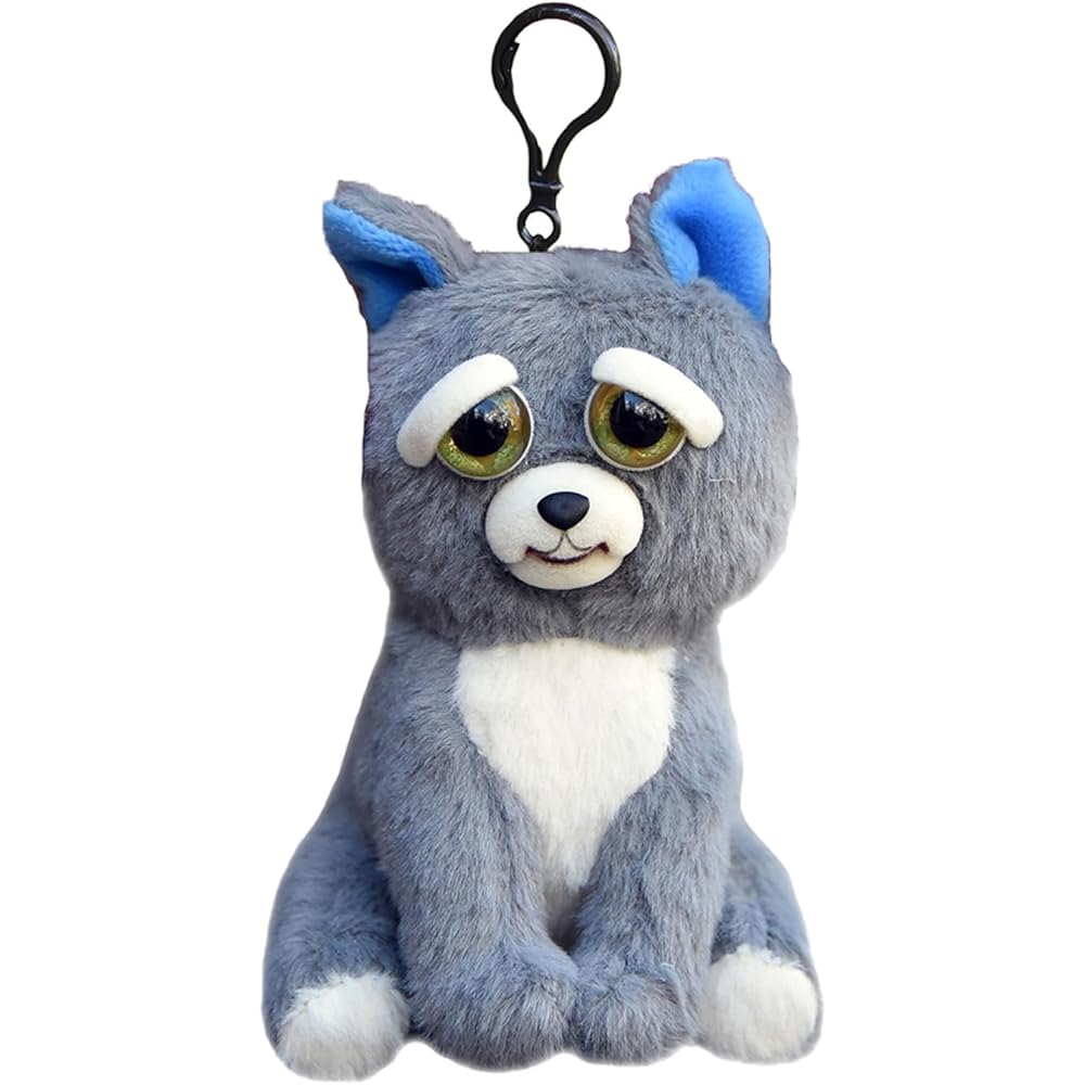Rangs Feisty Pets Mini Angry Dog Plush Keychain Soft Toy with Transforming Expressions
Rangs Feisty Pets Mini Angry Dog Plush Keychain Soft Toy with Transforming Expressions