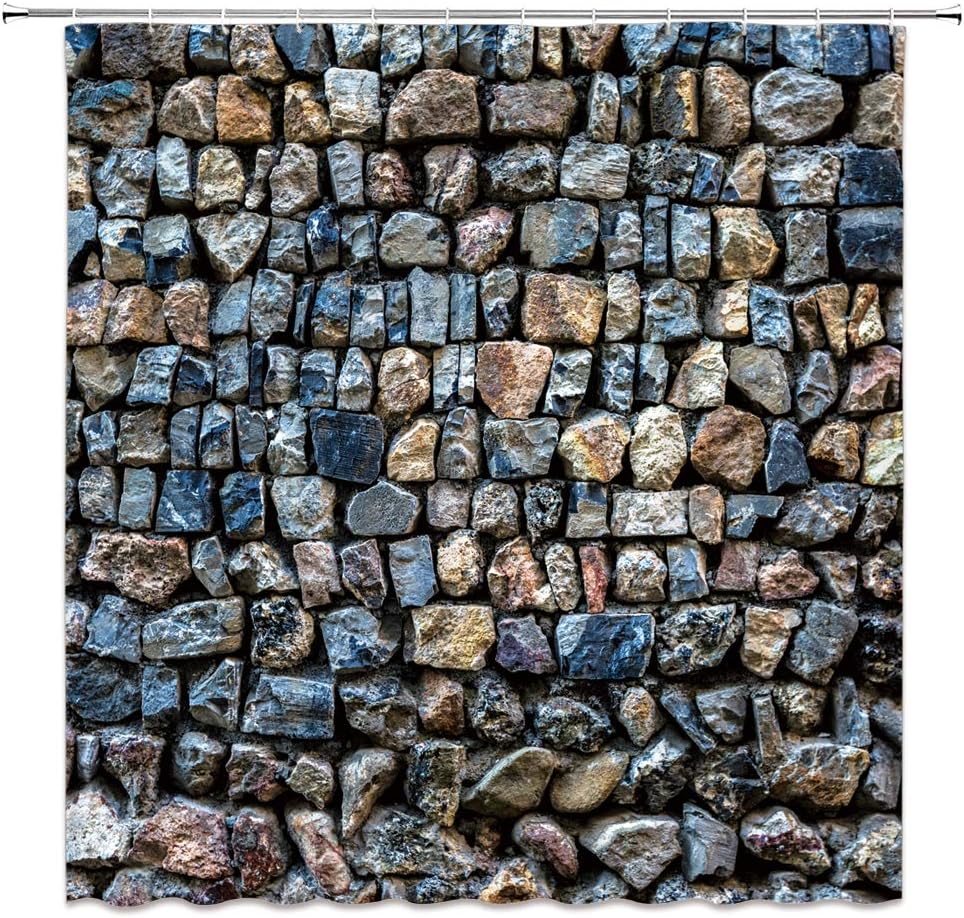 Vintage Red Brown Brick Wall Shower Curtain Retro Stone Brick Rocks Rustic Country Farmhouse Geometric Wall Fabric Bathroom W60H190(CM)-1 Pcs
Vintage Red Brown Brick Wall Shower Curtain Retro Stone Brick Rocks Rustic Country Farmhouse Geometric Wall Fabric Bathroom W60H190(CM)-1 Pcs