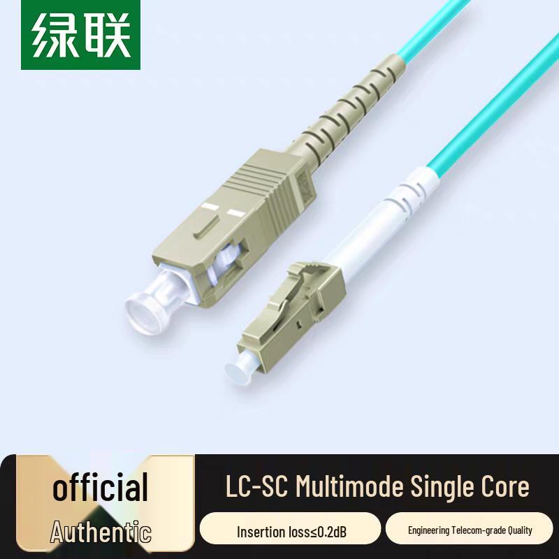 UGREEN LC-SC OM3 Multimode Simplex Fiber Optic Patch Cable
UGREEN LC-SC OM3 Multimode Simplex Fiber Optic Patch Cable
