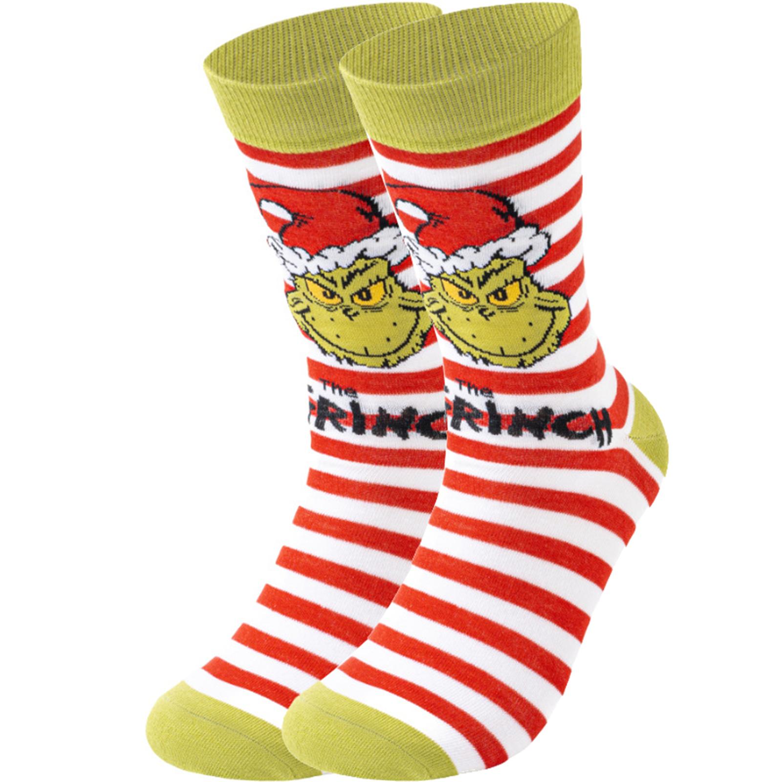 Christmas Themed Crew Socks Featuring Festive Character Design with Striped Pattern and Comfortable Fit Suitable for Holiday Wear and Daily Use красный
Christmas Themed Crew Socks Featuring Festive Character Design with Striped Pattern and Comfortable Fit Suitable for Holiday Wear and Daily Use красный