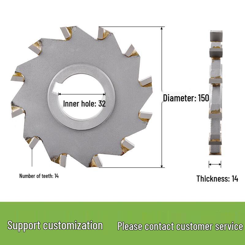 Carbide Three-Sided Edge Disc Milling Cutter
Carbide Three-Sided Edge Disc Milling Cutter