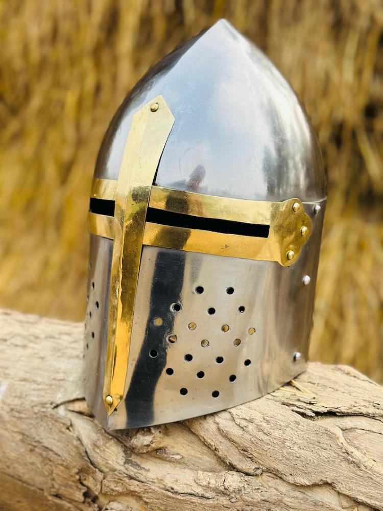 Середньовічний шолом лицаря-тамплієра Larp Броня Шолом Бойовий шолом Подарунок новий M аеро
Середньовічний шолом лицаря-тамплієра Larp Броня Шолом Бойовий шолом Подарунок новий M аеро