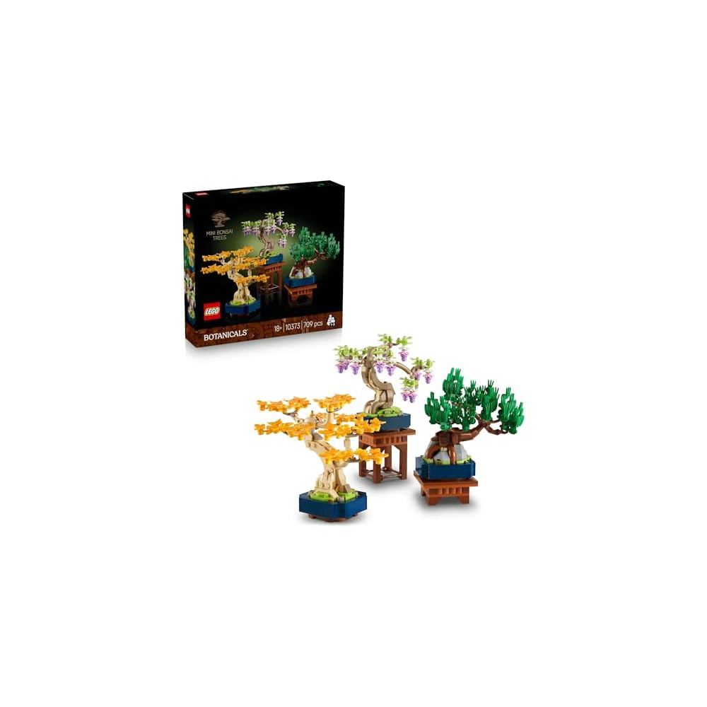 LEGO Botanical Mini Bonsai Toy Building Set 10373 for Home Decor and Art, Ideal Gift for Men and Women
LEGO Botanical Mini Bonsai Toy Building Set 10373 for Home Decor and Art, Ideal Gift for Men and Women
