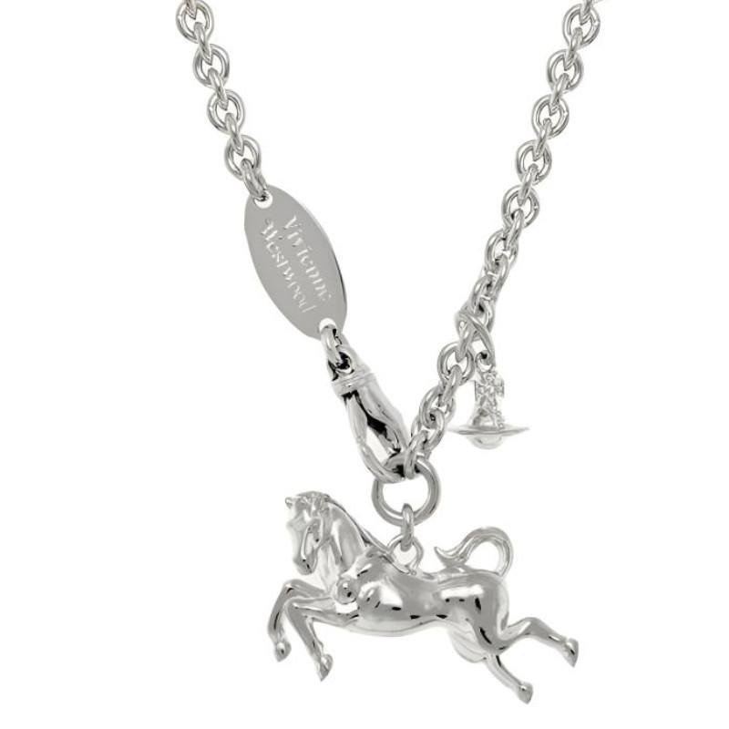 Vivienne Westwood Year Of The Horse Limited Edition Dropped Sphere Pattern Necklace Unisex necklace Silver Brass 630203IF-02P019 Box+Shopping Bag
Vivienne Westwood Year Of The Horse Limited Edition Dropped Sphere Pattern Necklace Unisex necklace Silver Brass 630203IF-02P019 Box+Shopping Bag