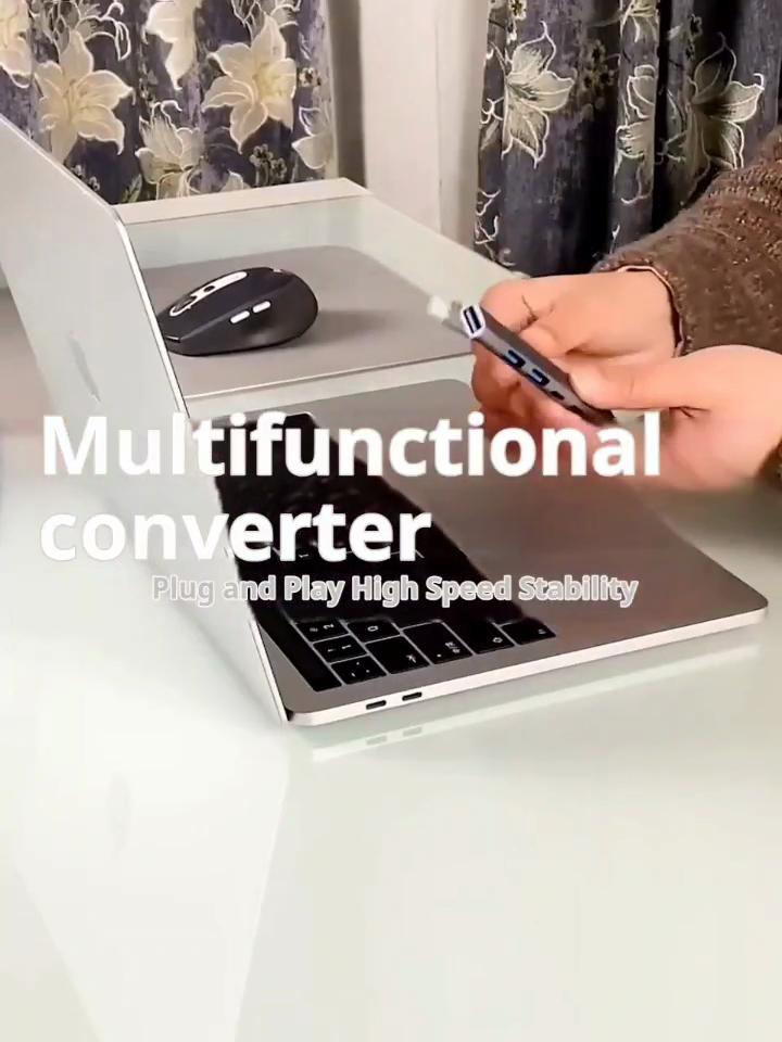 Док-станция Typec, планшетный компьютер, USB-удлинитель для мобильного телефона, адаптер для зарядки, многоинтерфейсный преобразователь «один-пять» type-c 5 in 1
Док-станция Typec, планшетный компьютер, USB-удлинитель для мобильного телефона, адаптер для зарядки, многоинтерфейсный преобразователь «один-пять» type-c 5 in 1