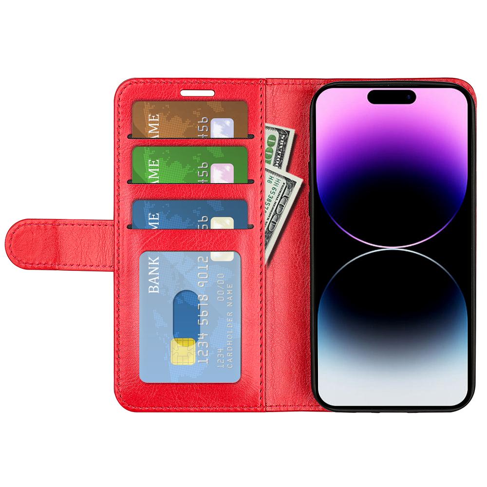 TPU+PU Leather Stand Phone Case for iPhone 15 Pro Max,Wallet Crazy Horse Texture Flip Cover Shell Red
TPU+PU Leather Stand Phone Case for iPhone 15 Pro Max,Wallet Crazy Horse Texture Flip Cover Shell Red
