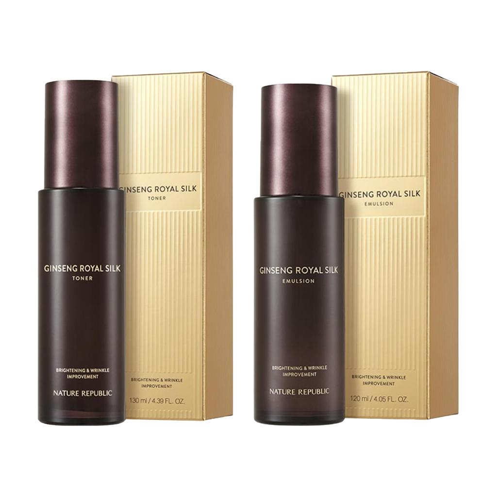 Nature Republic Ginseng Royal Silk Тоник, эмульсия 120 мл с одной маской для лица
Nature Republic Ginseng Royal Silk Тоник, эмульсия 120 мл с одной маской для лица