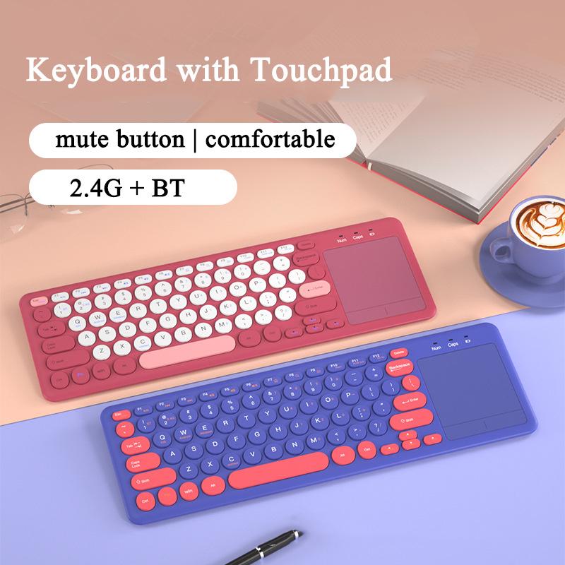 Jomaa Colors Bluetooth-клавиатура с сенсорной панелью, мышью, бесшумным щелчком, 2,4G, беспроводная клавиатура для ПК, iPad, Apple, ноутбука, планшета
Jomaa Colors Bluetooth-клавиатура с сенсорной панелью, мышью, бесшумным щелчком, 2,4G, беспроводная клавиатура для ПК, iPad, Apple, ноутбука, планшета