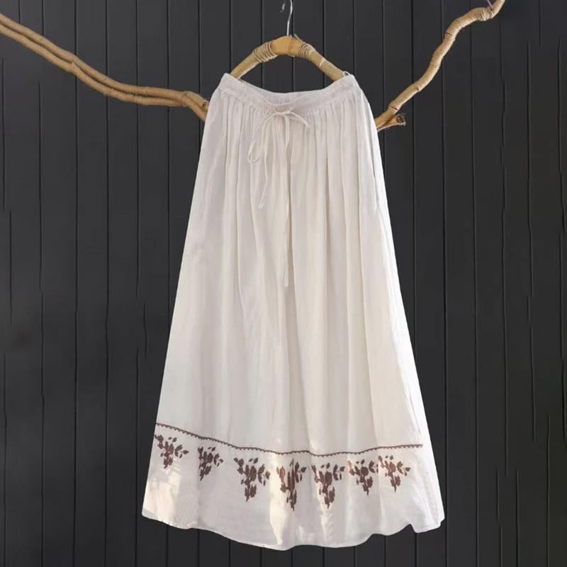 Skirt Women Summer Casual Versatile ElasticCotton Linen Mid-length Skirt Loose Bustier Skirt Oversize Slim Solid Colour Dresses M білий
Skirt Women Summer Casual Versatile ElasticCotton Linen Mid-length Skirt Loose Bustier Skirt Oversize Slim Solid Colour Dresses M білий