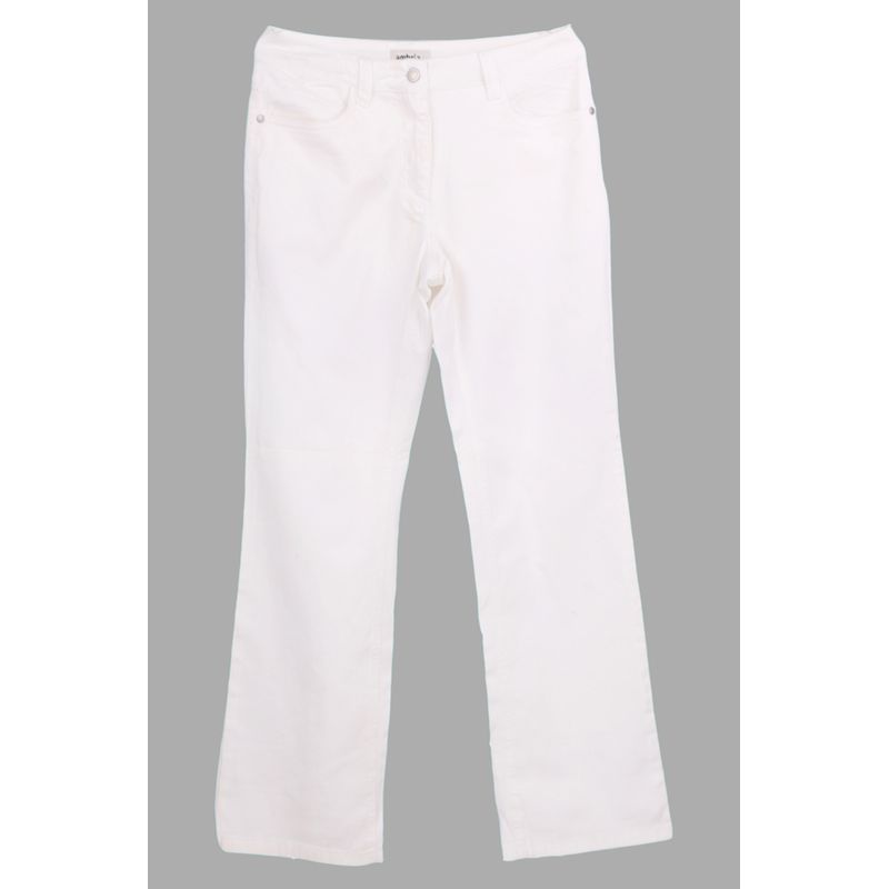 Chubby Girl Spring Wear Extra Large High Waist Casual Pants Milky White 26
Chubby Girl Spring Wear Extra Large High Waist Casual Pants Milky White 26