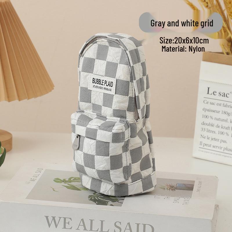 Large Capacity Japanese-Korean Style Stand-Up Backpack Pencil Case for Students білий
Large Capacity Japanese-Korean Style Stand-Up Backpack Pencil Case for Students білий