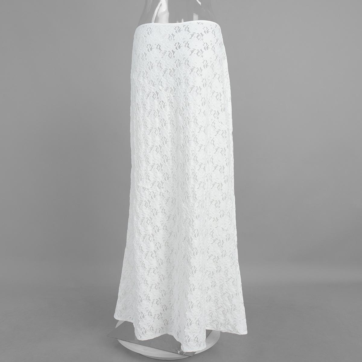 White Jacquard Low Waist And Ankle Skirt Versatile Lace Skirt L белый
White Jacquard Low Waist And Ankle Skirt Versatile Lace Skirt L белый
