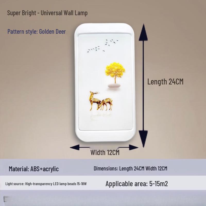Modern LED Sensor Wall Lamp
Modern LED Sensor Wall Lamp