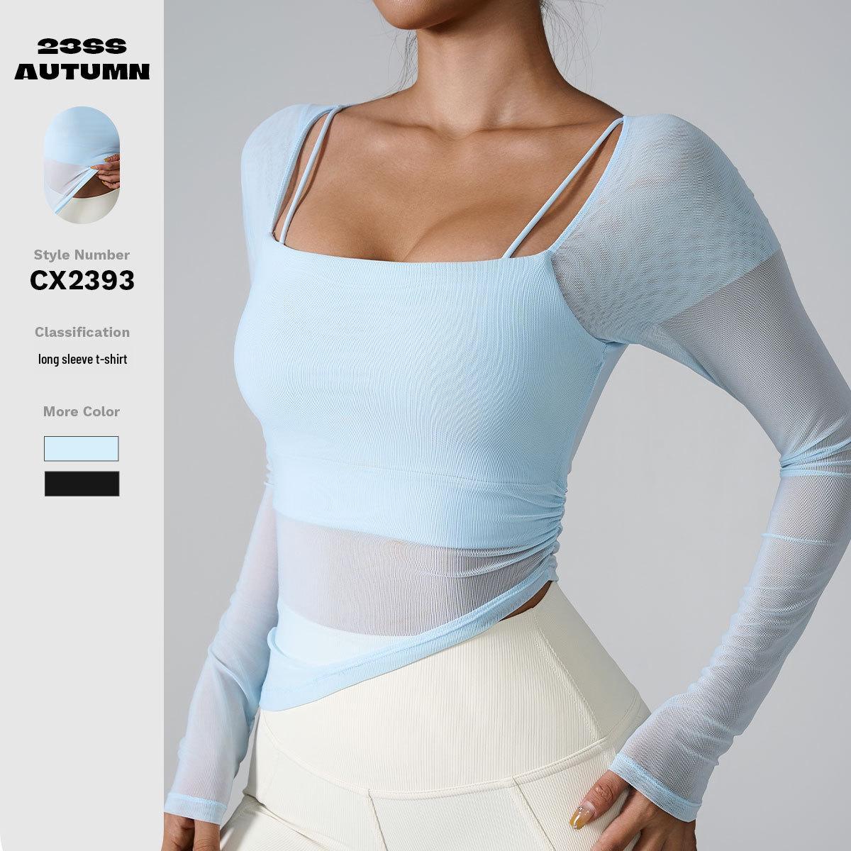 Inch Shadow Women s Cross-Border Long-Sleeve Mesh Yoga Suit with Cloud-Sensation Fixed Cup Small
Inch Shadow Women s Cross-Border Long-Sleeve Mesh Yoga Suit with Cloud-Sensation Fixed Cup Small