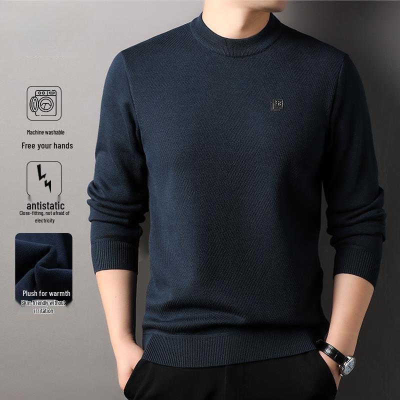Men s Lamb Wool Thick Sweater - Warm Casual Knitwear for Autumn & Winter 3XL for 165-180 jin
Men s Lamb Wool Thick Sweater - Warm Casual Knitwear for Autumn & Winter 3XL for 165-180 jin