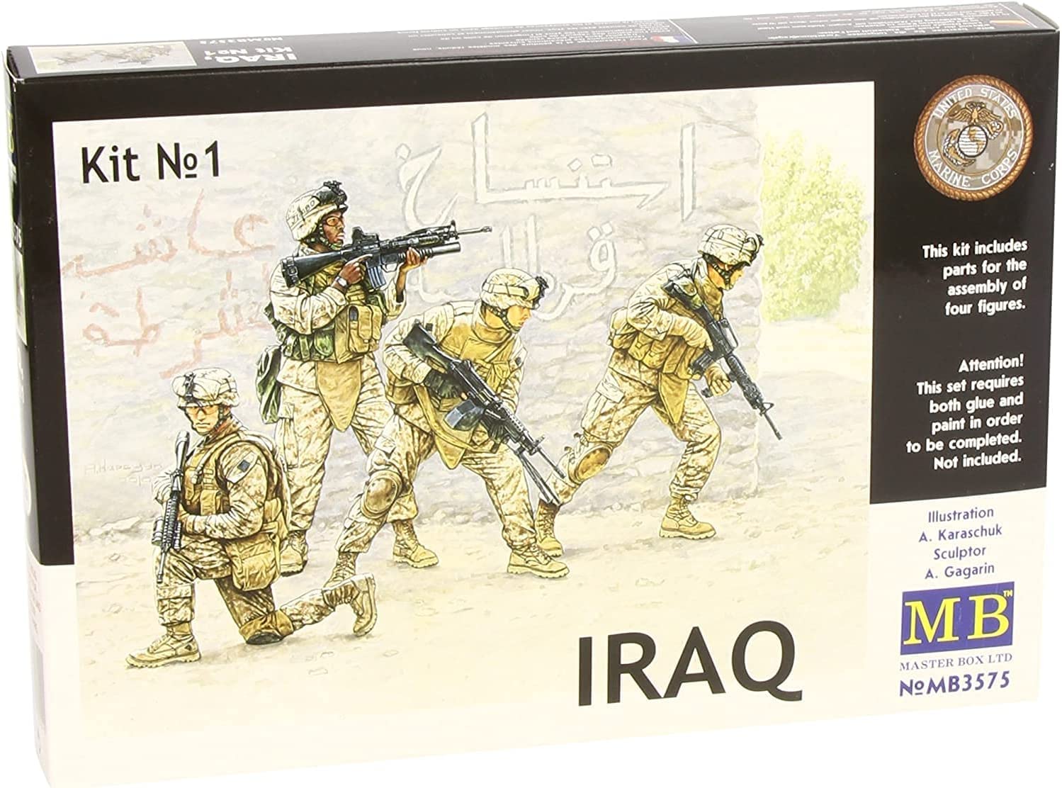 Master Box US Current Marine Corps Middle East Security Deployment with Many Equipments 4 Pieces Plastic Model MB35075 1/35
Master Box US Current Marine Corps Middle East Security Deployment with Many Equipments 4 Pieces Plastic Model MB35075 1/35