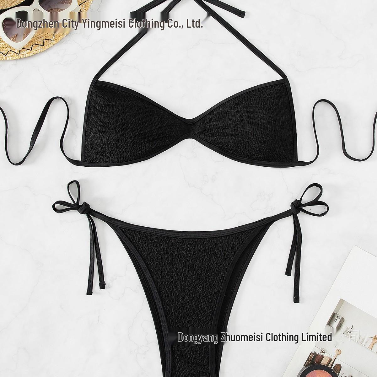 European-American Black Adjustable Tie Back Swimwear: Sexy, Slimming Bikini for Women S чёрный
European-American Black Adjustable Tie Back Swimwear: Sexy, Slimming Bikini for Women S чёрный
