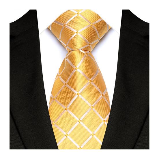Men Tie Geometric Plaid Pattern Pure Color Design Smooth Texture Dress Tie Business Office Formal Necktie жовтий
Men Tie Geometric Plaid Pattern Pure Color Design Smooth Texture Dress Tie Business Office Formal Necktie жовтий