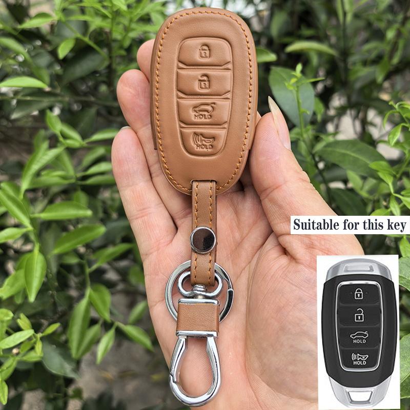 Leather Car Remote Key Case Cover Fob For Hyundai Palisade Limited Palisade Sel Elantra Sel Elantra Santa Fe Veloster
Leather Car Remote Key Case Cover Fob For Hyundai Palisade Limited Palisade Sel Elantra Sel Elantra Santa Fe Veloster