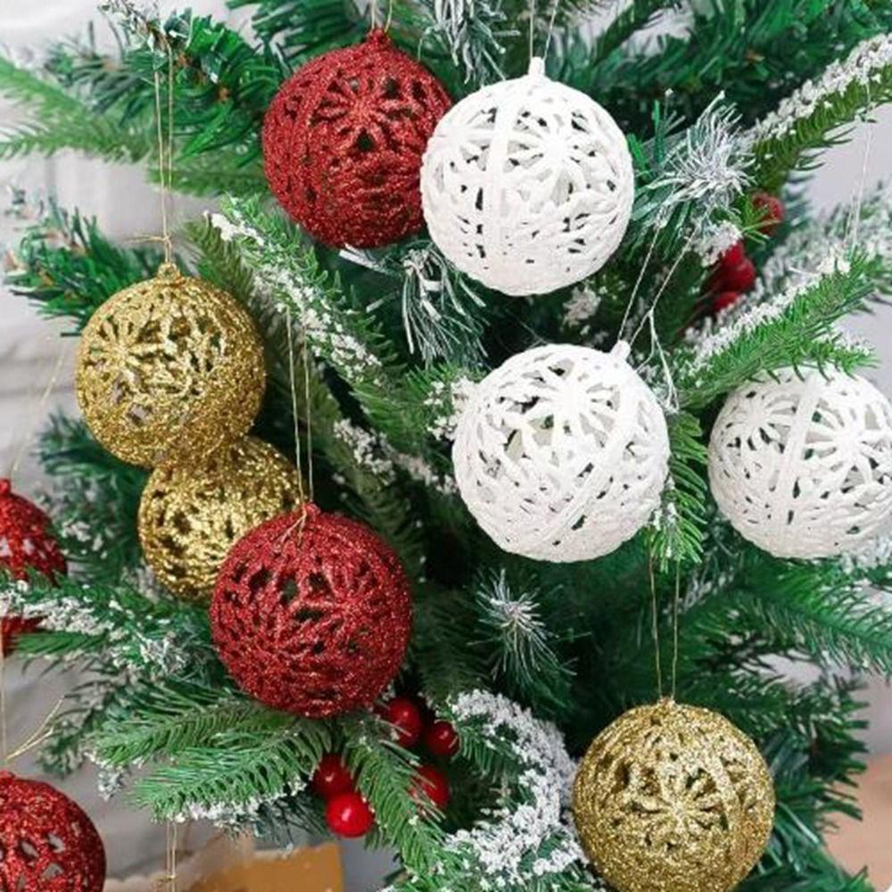 6Pcs Plastic Christmas Glitter Ornament Balls 6CM Christmas Tree Decoration Room Decor білий
6Pcs Plastic Christmas Glitter Ornament Balls 6CM Christmas Tree Decoration Room Decor білий