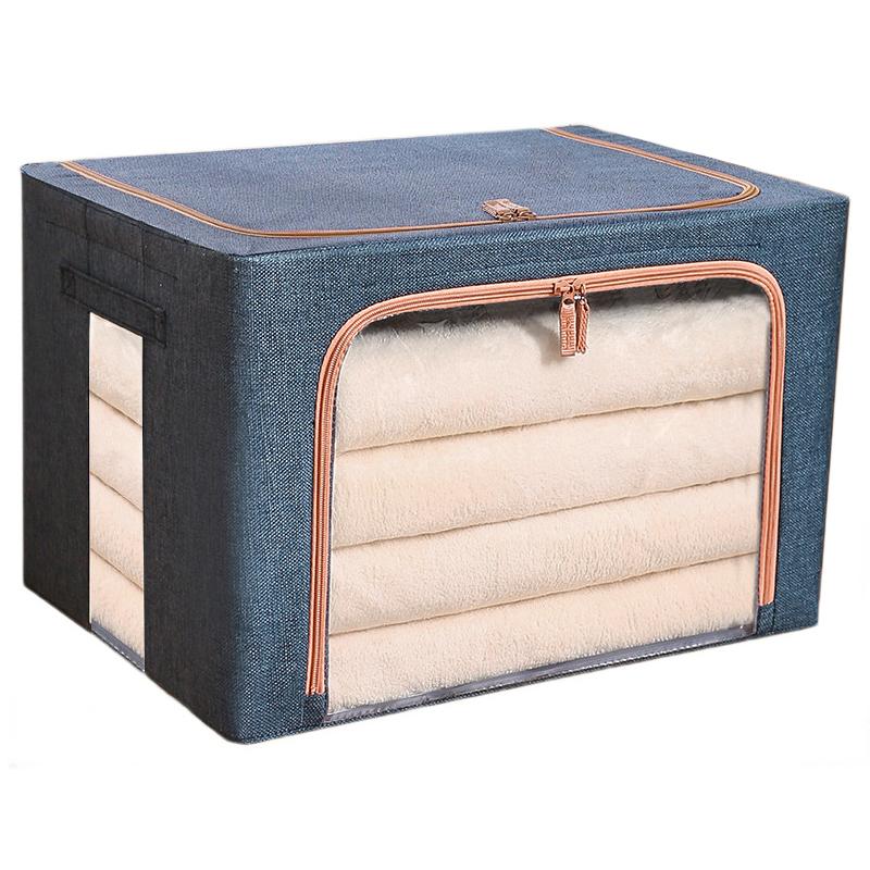 40x30x20cm 24L Folding Storage Box Zipper Lids Linen Cloth Bag with Clear View for Home, Dormitory C
40x30x20cm 24L Folding Storage Box Zipper Lids Linen Cloth Bag with Clear View for Home, Dormitory C