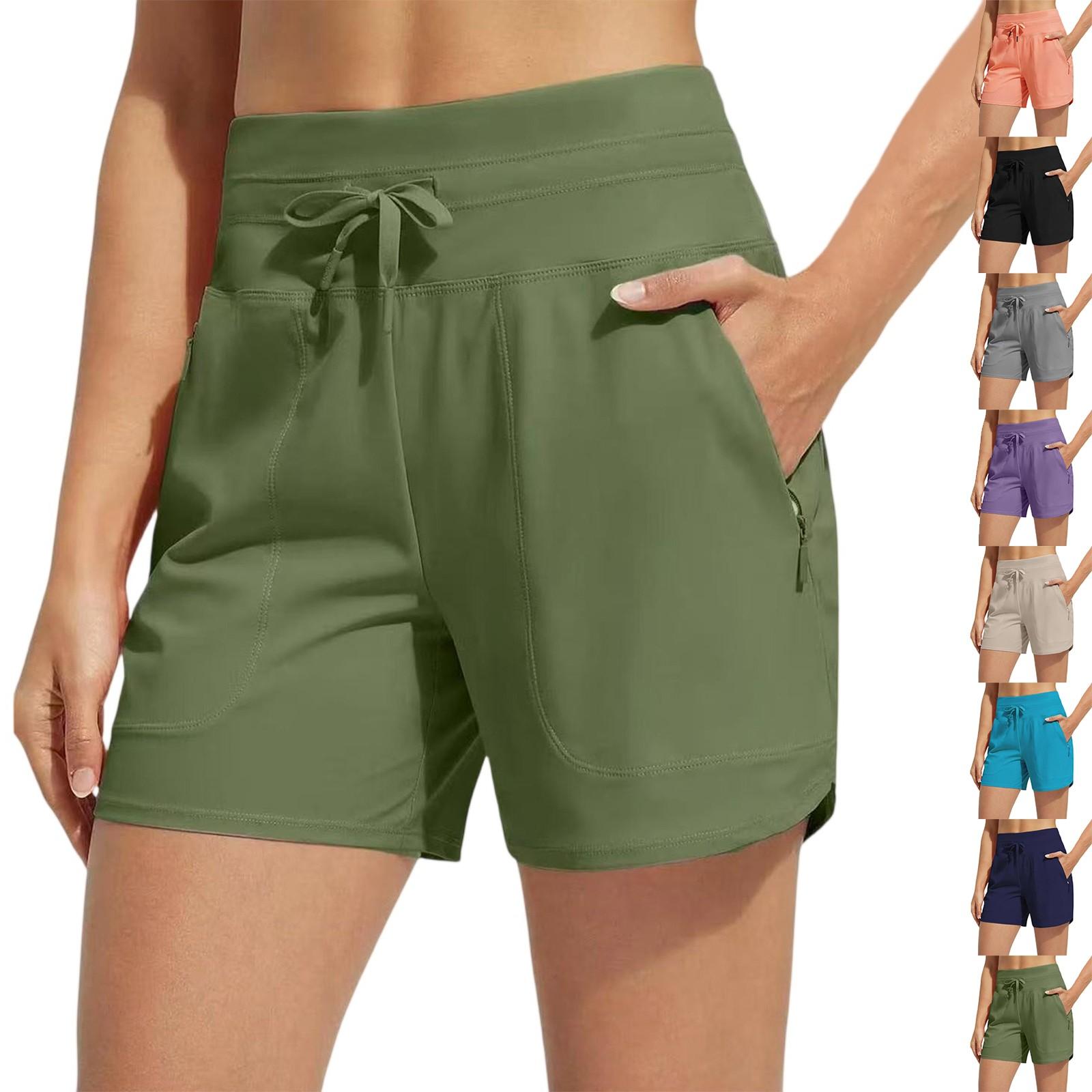 Women s Summer Loose Casual Solid Color Sports Shorts High Waisted Running Shorts With Pockets M
Women s Summer Loose Casual Solid Color Sports Shorts High Waisted Running Shorts With Pockets M