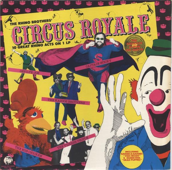 LP Record VARIOUS Circus Royale RNLP007 Rhino Records 1979 US Rock Used
LP Record VARIOUS Circus Royale RNLP007 Rhino Records 1979 US Rock Used