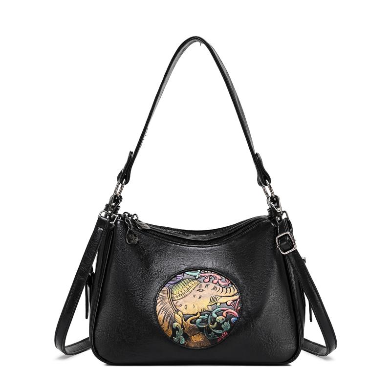 Vintage Underarm Bag Embossed Crossbody Bag Women s Large Capacity Shoulder Bag чорний
Vintage Underarm Bag Embossed Crossbody Bag Women s Large Capacity Shoulder Bag чорний