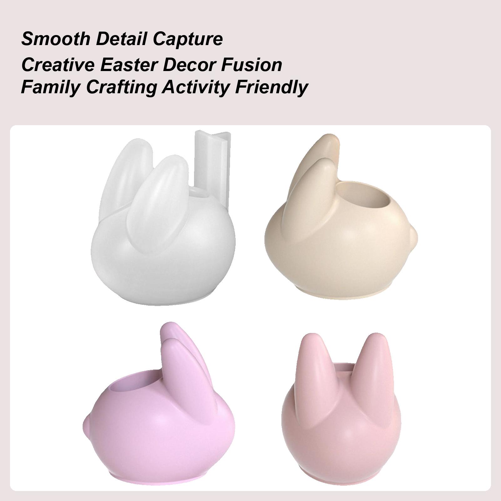 Easter Rabbit Head Candlestick Ornament Silicone Mold Aromatherapy Candle Base Small Rabbit Gypsum Dropping mold China Mainland
Easter Rabbit Head Candlestick Ornament Silicone Mold Aromatherapy Candle Base Small Rabbit Gypsum Dropping mold China Mainland