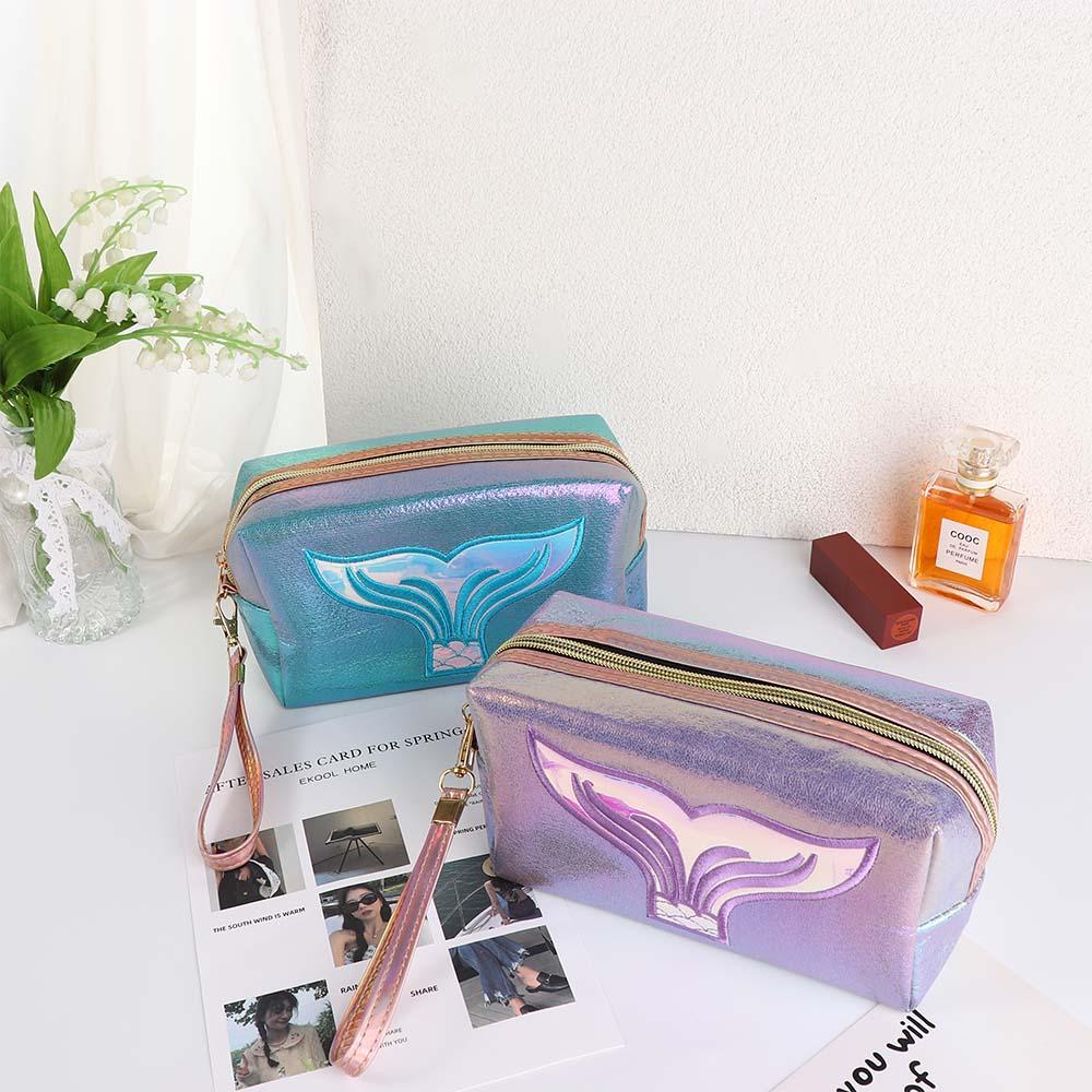 Waterproof PU Leather Mermaid Pattern Lovely Storage Bag Cosmetic Bag Makeup Bag Laser Bag зелений
Waterproof PU Leather Mermaid Pattern Lovely Storage Bag Cosmetic Bag Makeup Bag Laser Bag зелений