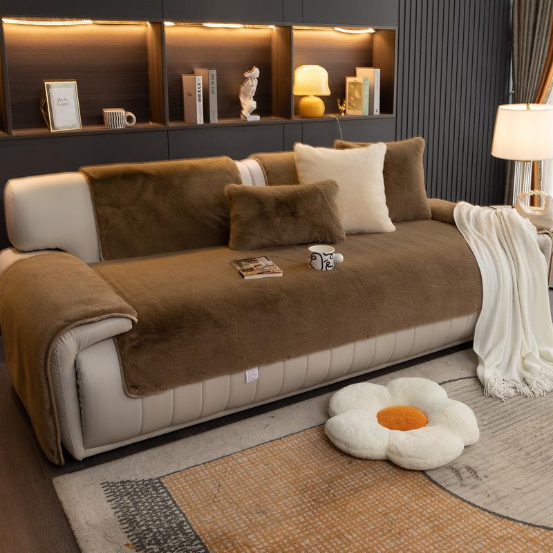 Winter Solid Color Sofa Cushion Cream Style Plush Thickened Cushion Sofa Cover Cover Cloth Non-Slip 70*70cm
Winter Solid Color Sofa Cushion Cream Style Plush Thickened Cushion Sofa Cover Cover Cloth Non-Slip 70*70cm