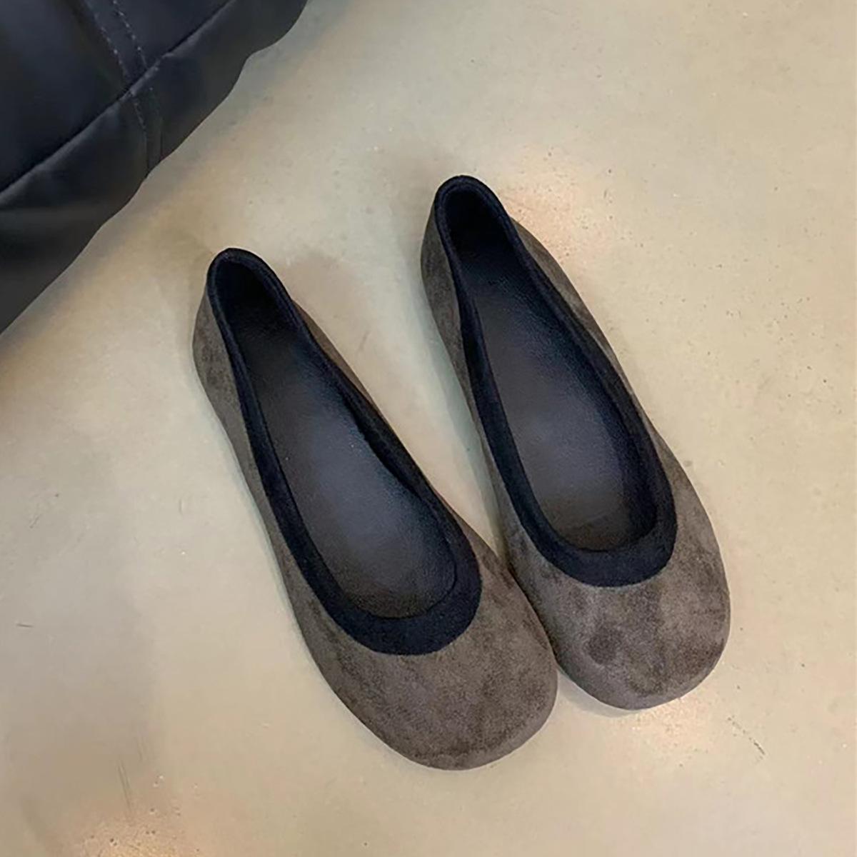 Soft leather version~ retro round head shallow mouth single shoes with skirt flat ballet shoes one pedal versatile grandma shoes women 40
Soft leather version~ retro round head shallow mouth single shoes with skirt flat ballet shoes one pedal versatile grandma shoes women 40