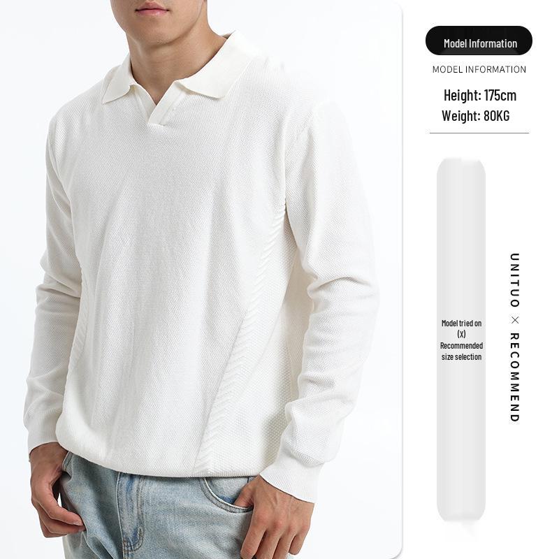 Men s 2025 Autumn/Winter V-neck Knit Sweater: Business Casual American Style Woolen Polo XXXL білий
Men s 2025 Autumn/Winter V-neck Knit Sweater: Business Casual American Style Woolen Polo XXXL білий