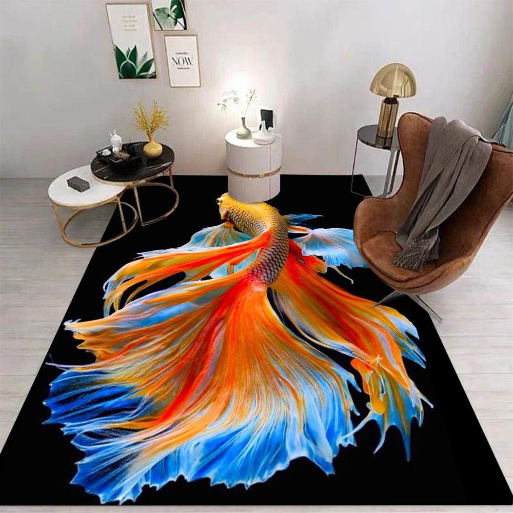 fish Carpet Cartoon Living Room Bedroom Kitchen Sofa Table Balcony Rug Non-slip Washable Mat Exquisite Home Ornaments 50X80CM
fish Carpet Cartoon Living Room Bedroom Kitchen Sofa Table Balcony Rug Non-slip Washable Mat Exquisite Home Ornaments 50X80CM