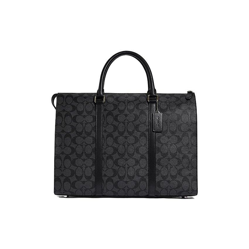 Coach Graham 40 Classic Monogram Logo Embossed Zipper Briefcase Tote Crossbody Bag Large Men bags Black CE440-QBCHR Basic Set (Bag+Dust Bag)
Coach Graham 40 Classic Monogram Logo Embossed Zipper Briefcase Tote Crossbody Bag Large Men bags Black CE440-QBCHR Basic Set (Bag+Dust Bag)