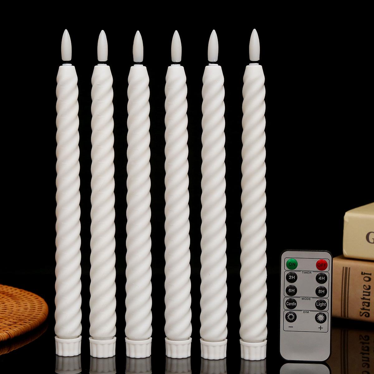 Світлодіодна електронна свічка для Хелловіну, весіль та ресторанів White Threaded Bullet Head with Remote Control
Світлодіодна електронна свічка для Хелловіну, весіль та ресторанів White Threaded Bullet Head with Remote Control